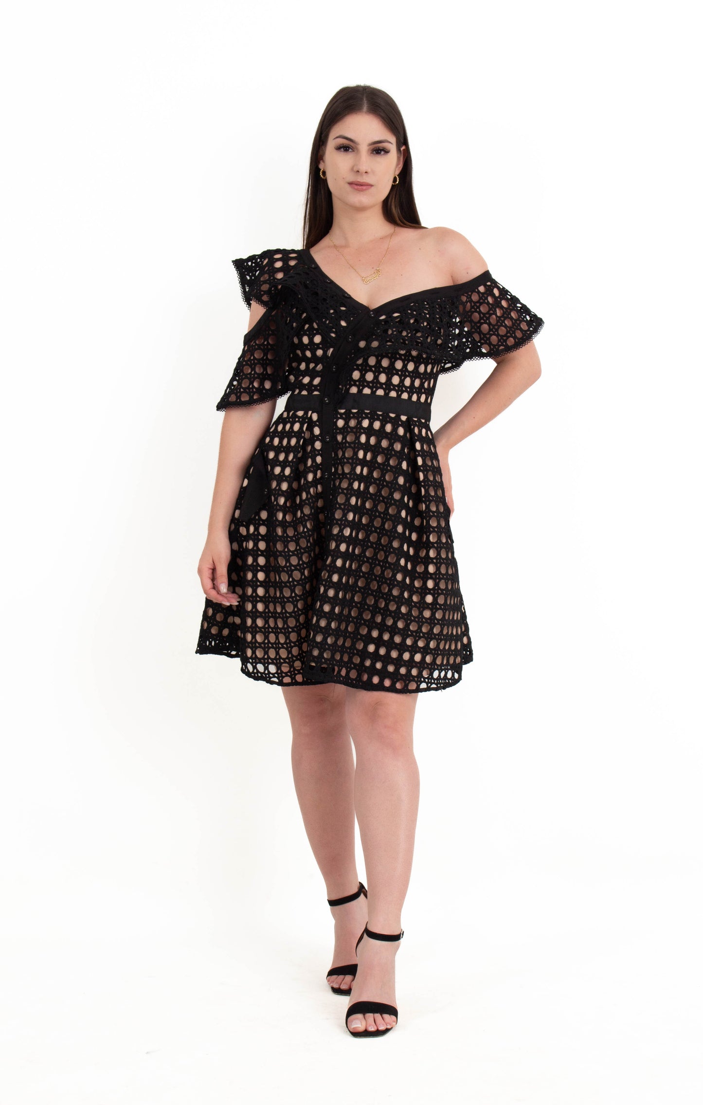 SELF-PORTRAIT - vestido de mujer - Vestido - TENCANTO - vestidos de marca mujer - vestidos 2025 - comprar vestidos