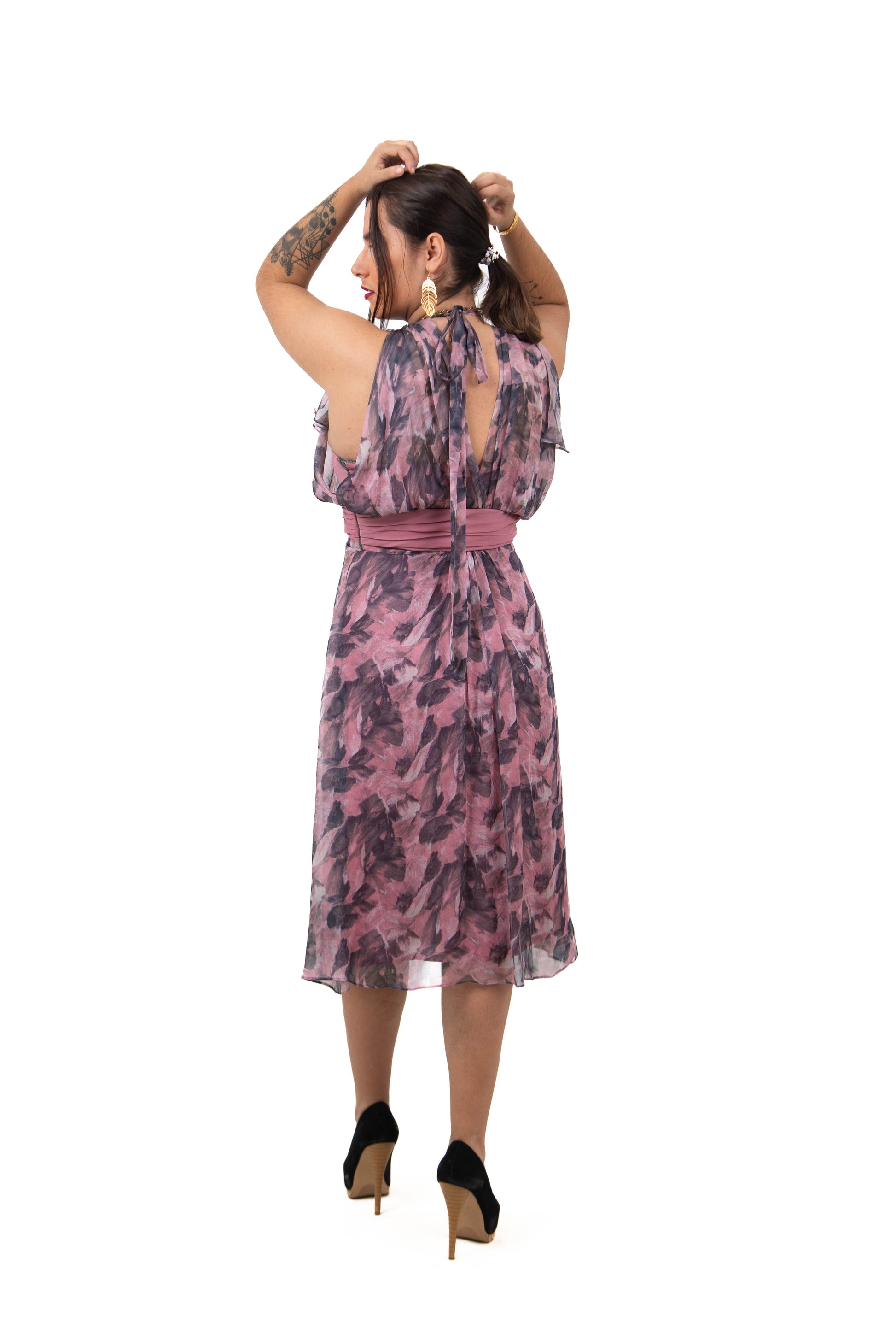 Vestido Estampado Jesús del Pozo - TENCANTO